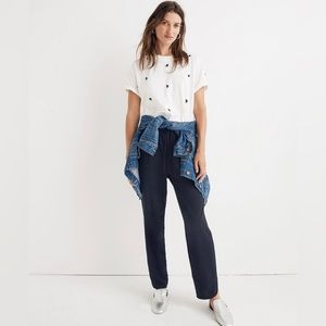 Madewell Track Trousers Black Womens Size‎ XXS